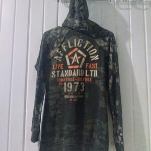 Affliction hoodie-medium like new